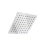 Glacier Bay Modern 1-Spray Pattern 8 in. Single Wall Mount Fixed Rain Shower Head in Chrome 1