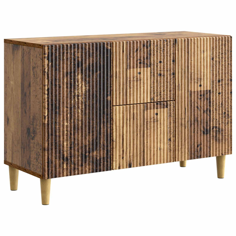 Vidaxl Sideboard Old Wood 89 X 34.5 X 60 Cm Engineered Wood