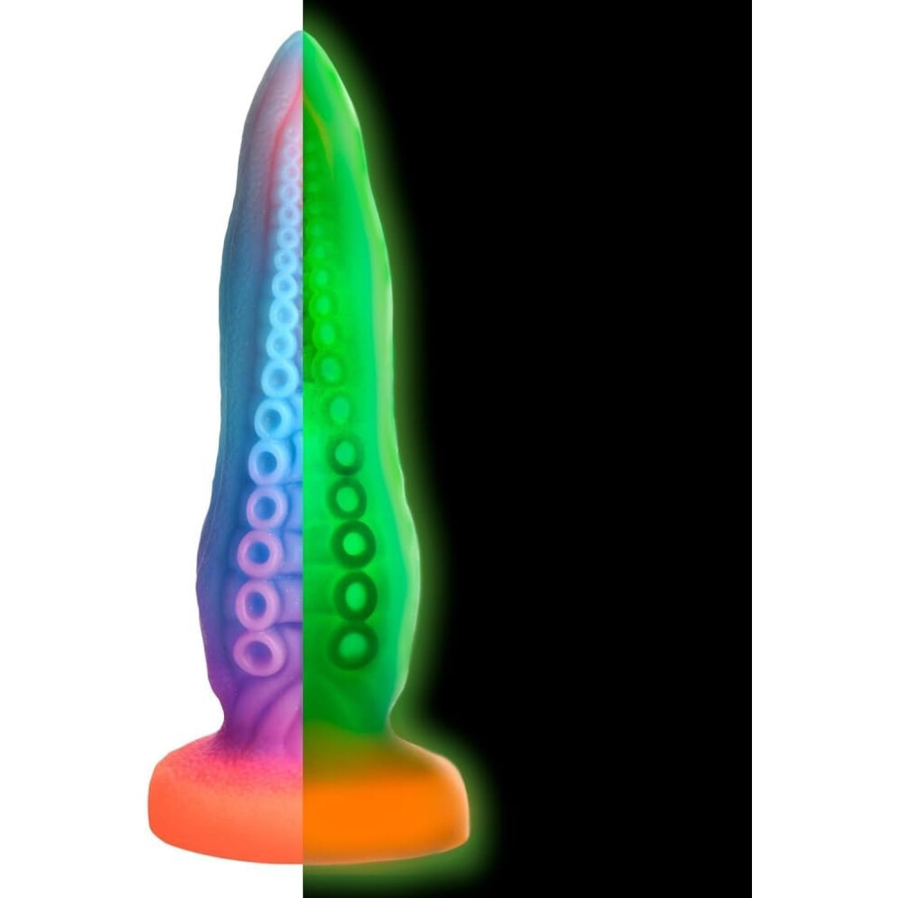 Behorny Dildo Sex Toy, Liquid Silicone Alien/Octopus Tentacle/Dragon Dildo With Suction Cup
