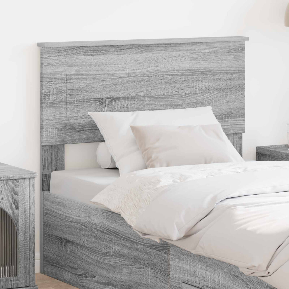 Vidaxl Headboard Sonoma Engineered Wood Grey