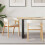 VidaXL vidaXL Dining Chairs 2 pcs Natural 54 x 57 x 73 cm Solid Rubber Wood 1