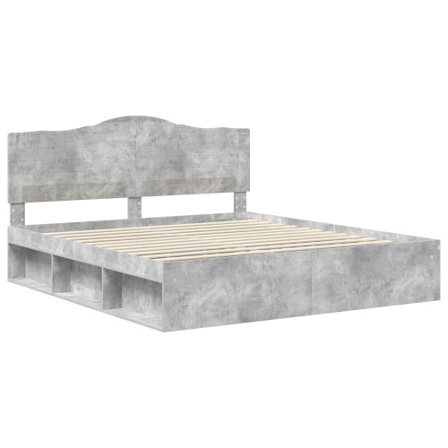 VidaXL vidaXL Bed Frame with Headboard Concerte 180 x 200 cm Solid Pine Wood 1