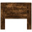 VidaXL vidaXL Storage Headboard with LED Smoked Oak Engineered Wood 5
