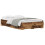 VidaXL vidaXL Bed Frame with Drawer Old Wood 120 x 190 cm Engineered Wood 2