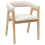 VidaXL vidaXL Dining Chairs 2 pcs Natural 54 x 57 x 73 cm Solid Rubber Wood 4