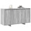 VidaXL vidaXL Sideboard Grey Sonoma 135 x 41 x 75 cm Engineered Wood 3