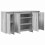 VidaXL vidaXL Sideboard Grey Sonoma 135 x 41 x 75 cm Engineered Wood 5