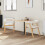 VidaXL vidaXL Dining Chairs 2 pcs Natural 54 x 57 x 73 cm Solid Rubber Wood 3