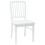 VidaXL vidaXL Dining Chairs 2 pcs White 50 x 52.5 x 91 cm Solid Rubber Wood 3