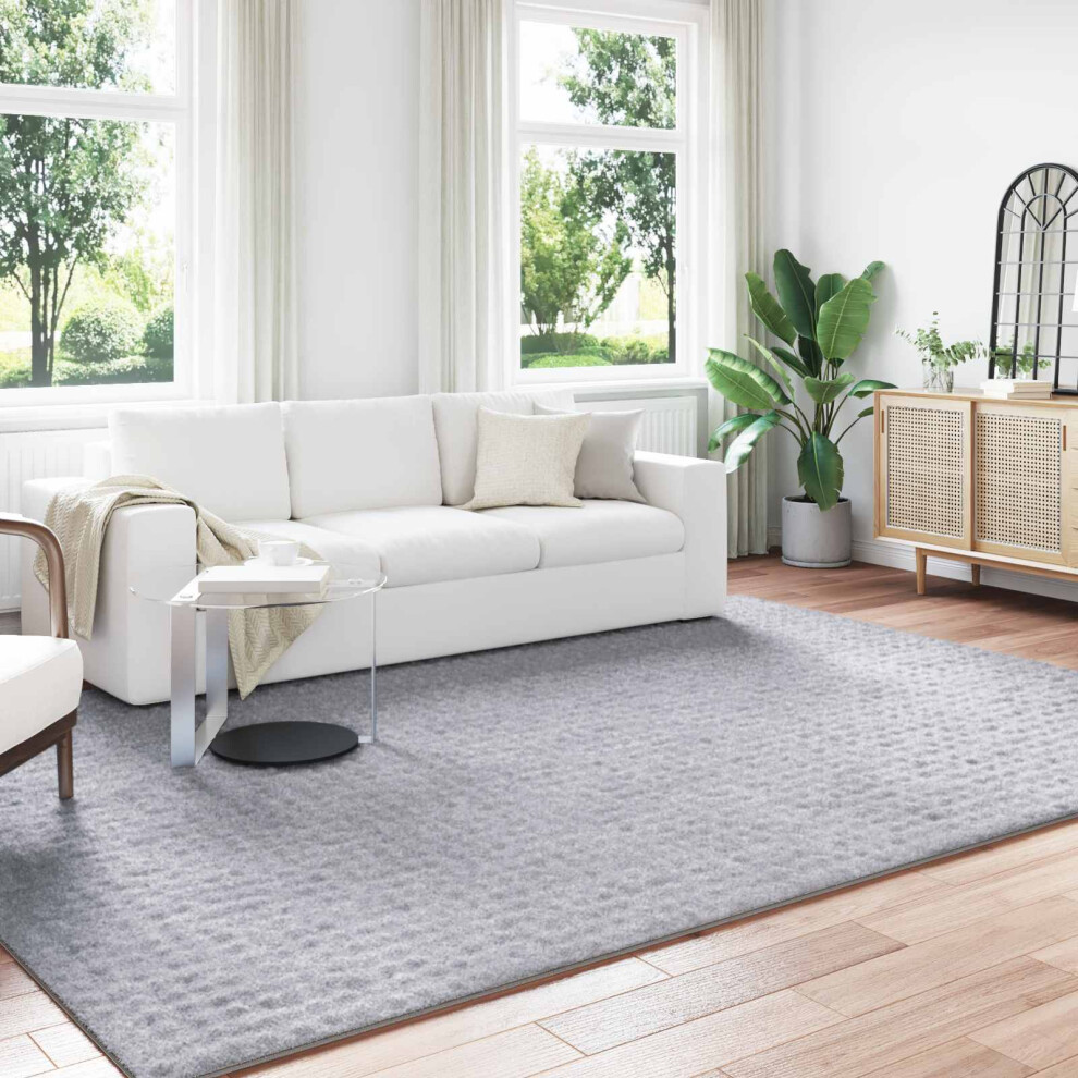 Vidaxl Area Rugs Rectangular Sirolo Grey 280 X 200 Cm Polyester
