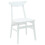 VidaXL vidaXL Dining Chairs 2 pcs White 42 x 47.5 x 81 cm Solid Rubber Wood 4