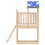 VidaXL vidaXL Play Tower Brown 52.5 x 110.5 x 215 cm Solid Pine Wood 4