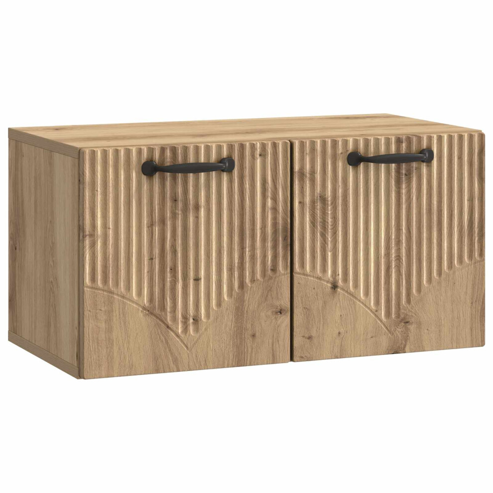 Vidaxl Wall-Mounted Tv Cabinet Artisan Oak 59.5 X 31 X 30 Cm