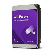 Western Digital Purple Surveillance Hard Drive - 3TB