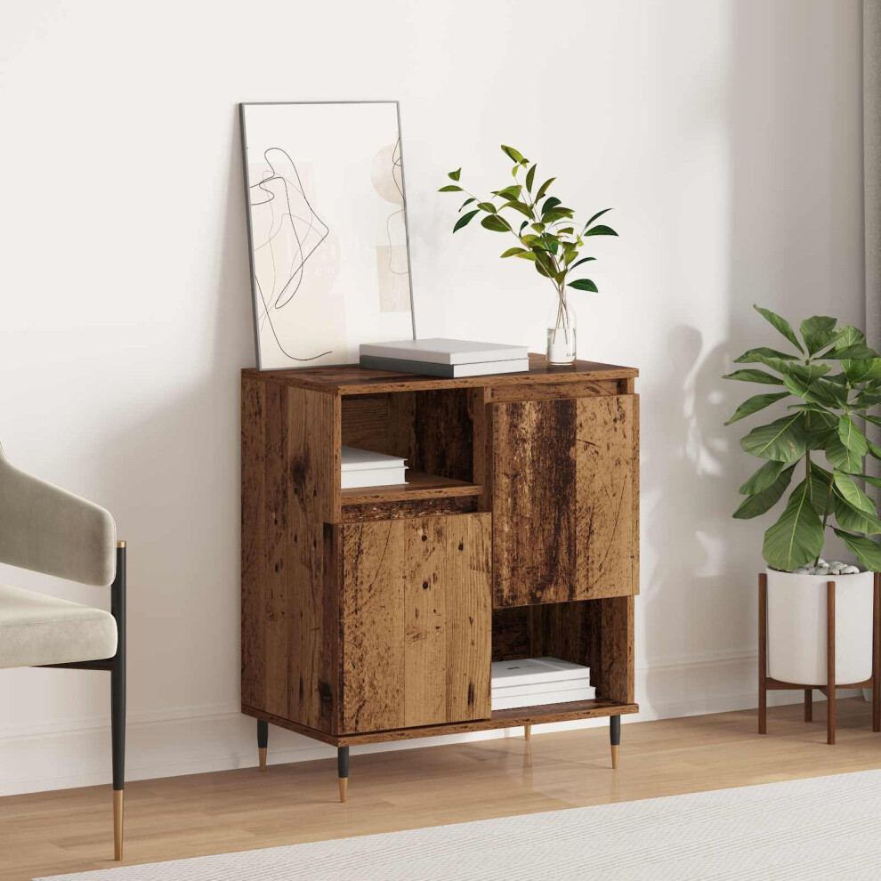 Vidaxl Sideboard Old Wood 60 X 35 X 70 Cm