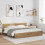 VidaXL vidaXL Bed Frame Artisan Oak 200 x 200 cm Engineered Wood 1