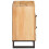 VidaXL vidaXL Bedside Cabinet Natural 50 x 33 x 62 cm Solid Mango Wood 4