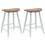 VidaXL vidaXL Dining Chairs 2 pcs White 46 x 37 x 63 cm Solid Rubber Wood 2