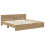 VidaXL vidaXL Bed Frame Artisan Oak 200 x 200 cm Engineered Wood 4