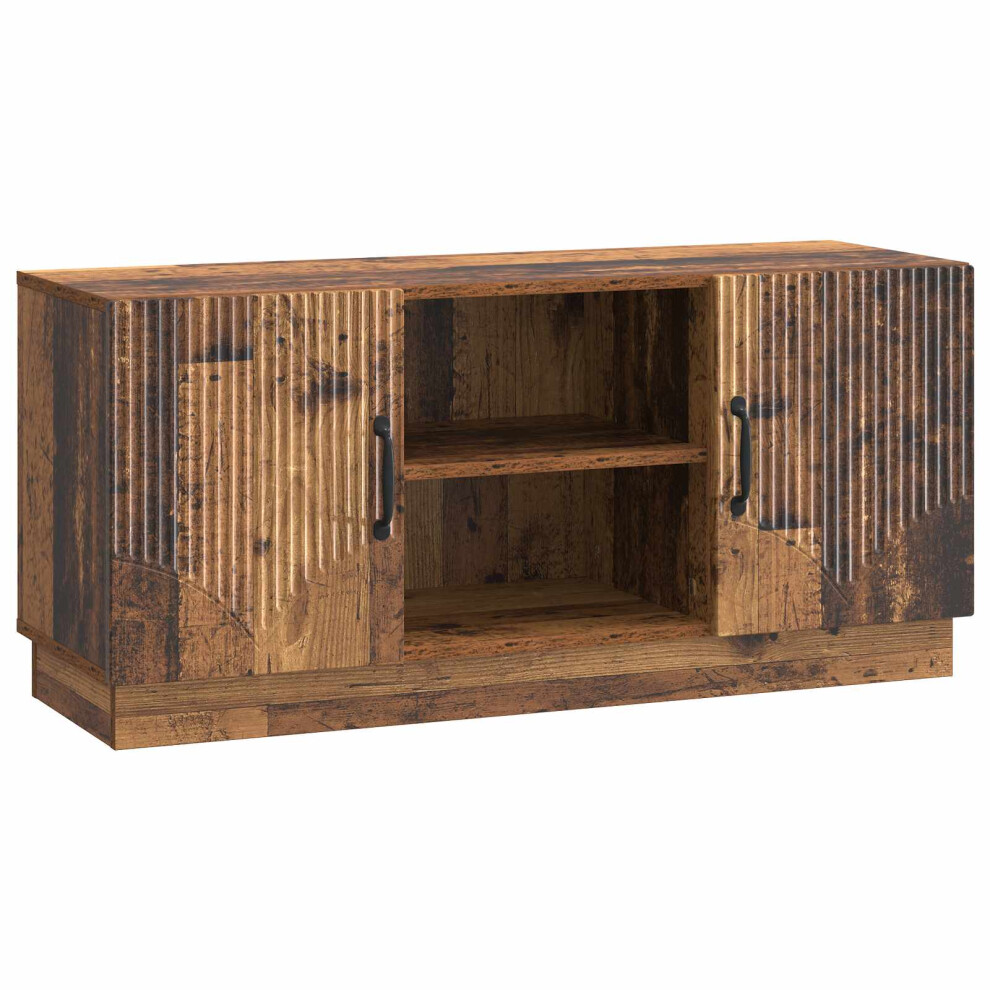 Vidaxl Tv Cabinet Old Wood 102 X 34.5 X 47 Cm Engineered Wood