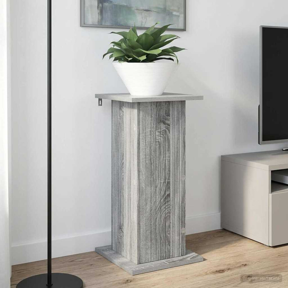 Vidaxl Plant Stand 2 Pcs Sonoma 30.5 X 30 X 60.5 Cm Grey