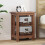 VidaXL vidaXL Side Table Brown 38 x 28 x 50 cm Solid Mahogany wood 1