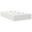 VidaXL vidaXL Storage Bed Frame White 120 x 190 cm Engineered Wood 4