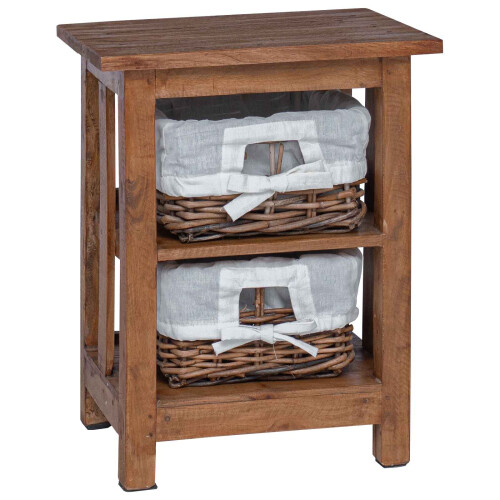 VidaXL vidaXL Side Table Brown 38 x 28 x 50 cm Solid Mahogany wood 1