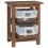 VidaXL vidaXL Side Table Brown 38 x 28 x 50 cm Solid Mahogany wood 3