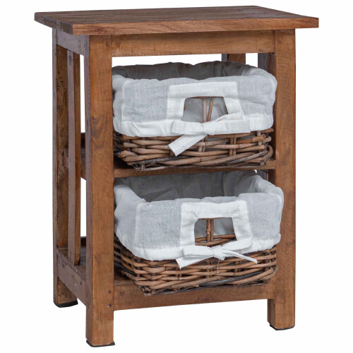 VidaXL vidaXL Side Table Brown 38 x 28 x 50 cm Solid Mahogany wood 2