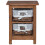 VidaXL vidaXL Side Table Brown 38 x 28 x 50 cm Solid Mahogany wood 4