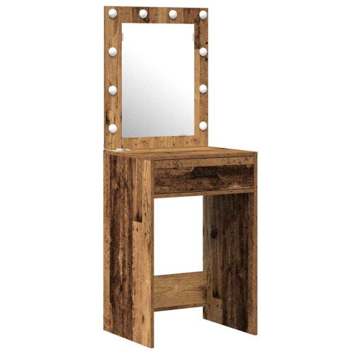 VidaXL vidaXL Dressing Table 2 pcs Brown 50 x 41 x 135 cm Engineered wood 2