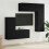 VidaXL vidaXL TV Wall Unit Wall-mounted 5 pcs Black oak Engineered Wood 1