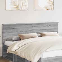 vidaXL Headboard Grey Sonoma Engineered wood