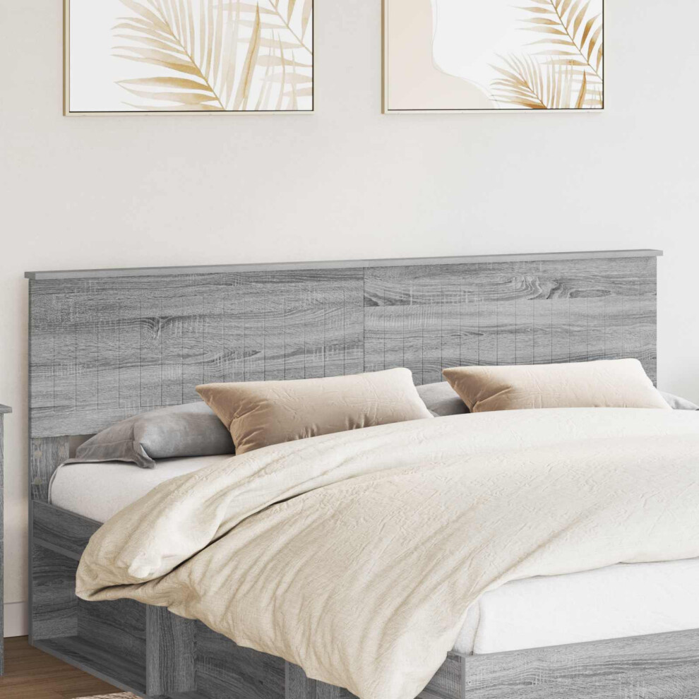 Vidaxl Headboard Sonoma Engineered Wood Grey
