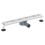 VidaXL vidaXL Shower Drain Line Design with 360 Siphon Silver 60 cm 2
