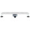VidaXL vidaXL Shower Drain Line Design with 360 Siphon Silver 60 cm 4