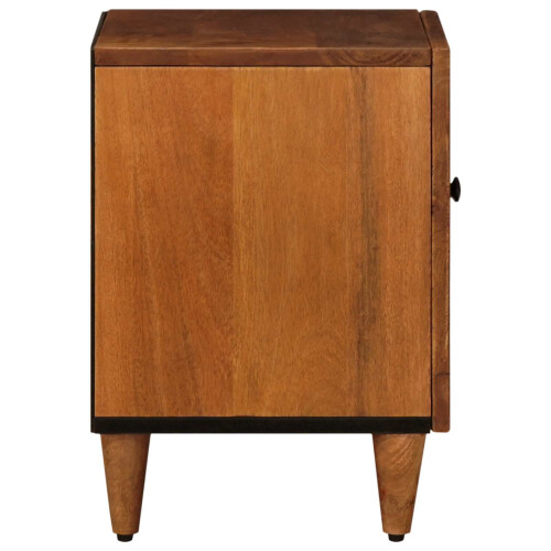 VidaXL vidaXL Bedside Cabinet 2 pcs Brown 40 x 33 x 46 cm Solid Mango Wood 2