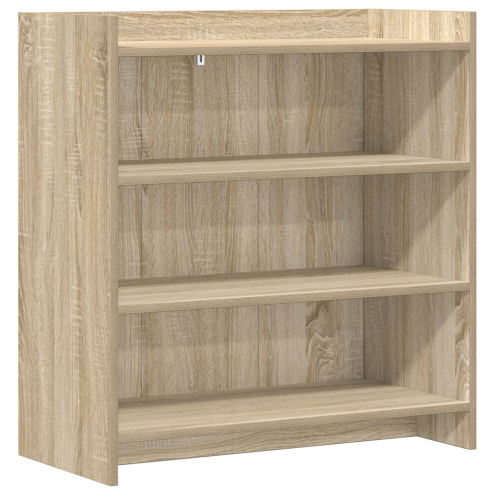 Vidaxl Sideboard Sonoma Oak 75 X 36 X 80 Cm Engineered Wood
