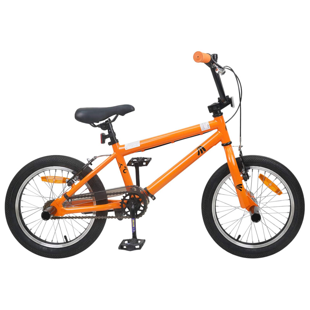 Vidaxl Bmx Bike 20 Inches For Over 9 Years Old Orange