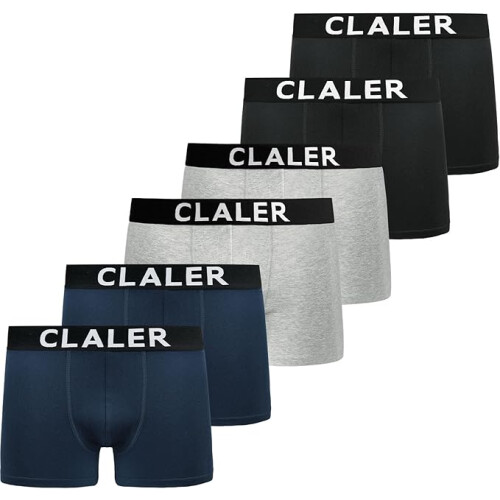 Boxer da Uomo in Cotone 6 Pezzi Comodi e Traspiranti XL — intimo uomo, slip uomo, set boxer, intimo cotone