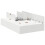 VidaXL vidaXL Storage Bed Frame White 120 x 190 cm Engineered Wood 2