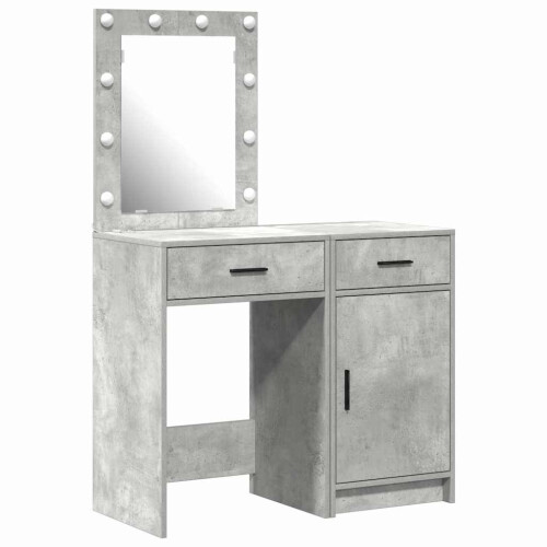 VidaXL vidaXL Dressing Table 2 pcs Grey 50 x 41 x 135 cm Engineered wood 1