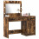 VidaXL vidaXL Dressing Table with Mirror Lights 2 pcs Brown Engineered wood 2