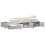 VidaXL vidaXL Storage Bed Frame Concrete Grey 80 cm Engineered Wood 3