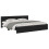 VidaXL vidaXL Bed Frame with Headboard Black Oak 180 x 200 cm Engineered Wood 3