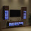VidaXL vidaXL TV Wall Units Wall-mounted 5 pcs Black Oak Engineered Wood 5