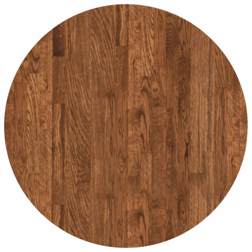 VidaXL vidaXL Table Top Light Brown Ø 60 x 4 cm Solid Oak Wood 1