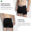 Boxer da Uomo in Cotone Set da 6 Pezzi Neri Traspiranti L — intimo uomo, slip cotone, boxer comodi 2