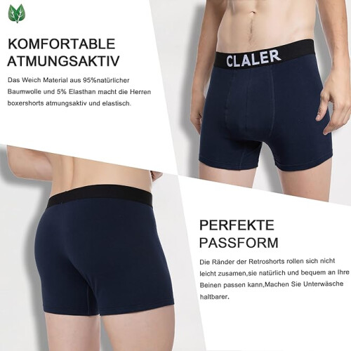 Boxer da Uomo in Cotone 6 Pezzi Comodi e Traspiranti XL — intimo uomo, slip uomo, set boxer, intimo cotone 1